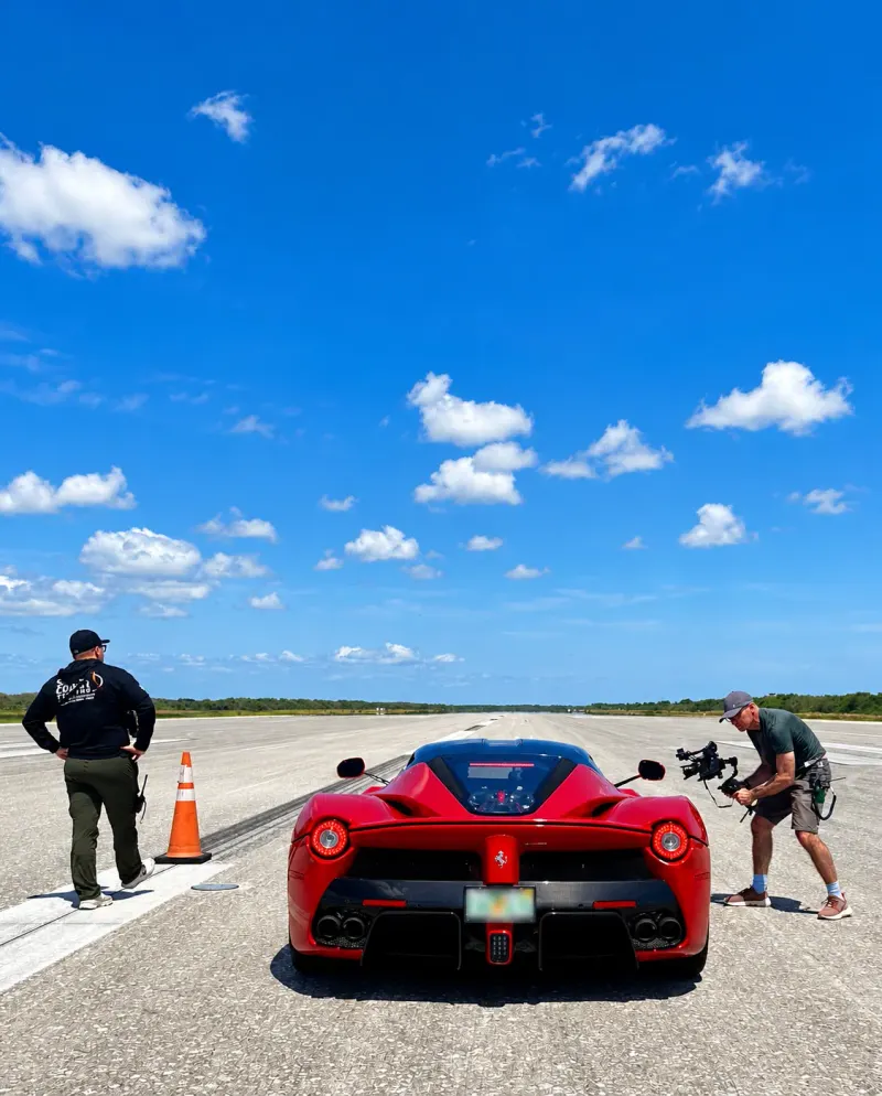 Vehicle testing at Space Coast Testing